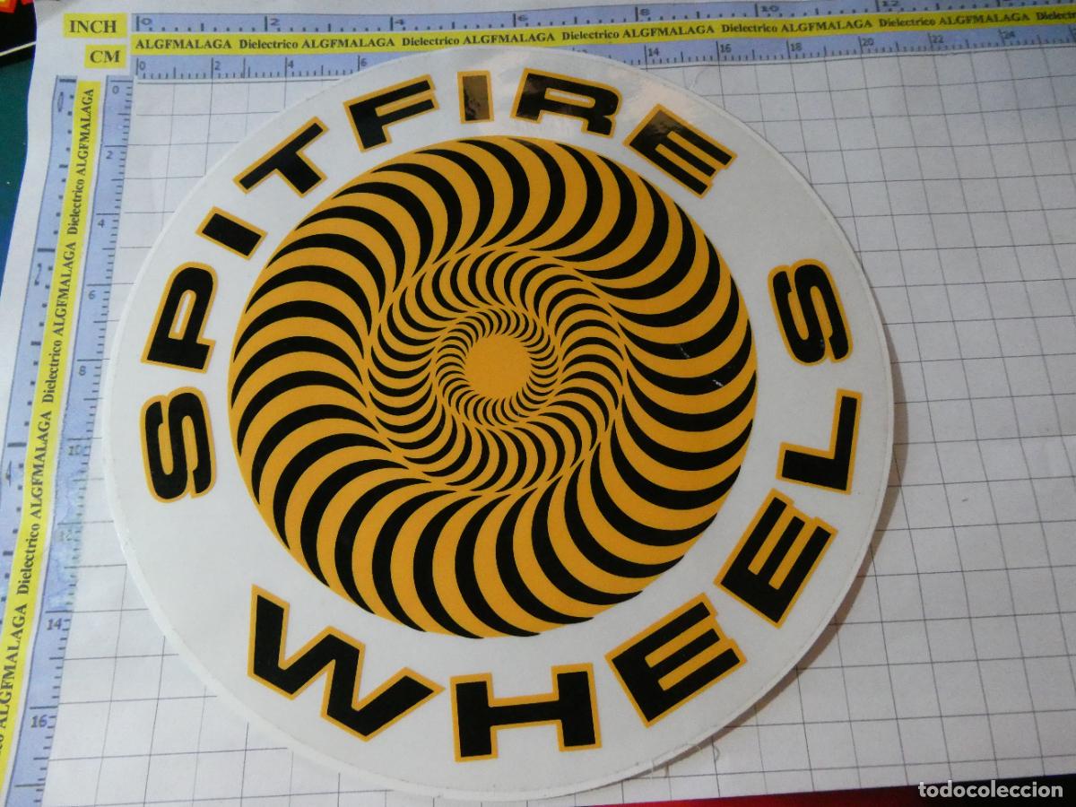 Pegatinas de colecci&oacute;n: PEGATINA DE MARCAS DE ROPA. SURF SURFING SKATE SNOWBOARD. SPITFIRE WHEEELS MONOPAT&Iacute;N