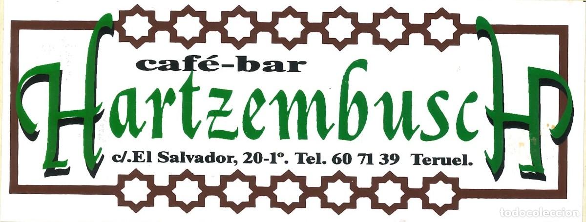 Pegatinas de colecci&oacute;n: PEGATINA - ADHESIVO - RESTAURACION - CAFE BAR HARTZEMBUSCH (TERUEL)