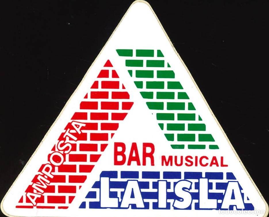 Pegatinas de colecci&oacute;n: PEGATINA - ADHESIVO - RESTAURACION - BAR MUSICAL LA ISLA - AMPOSTA (TARRAGONA)