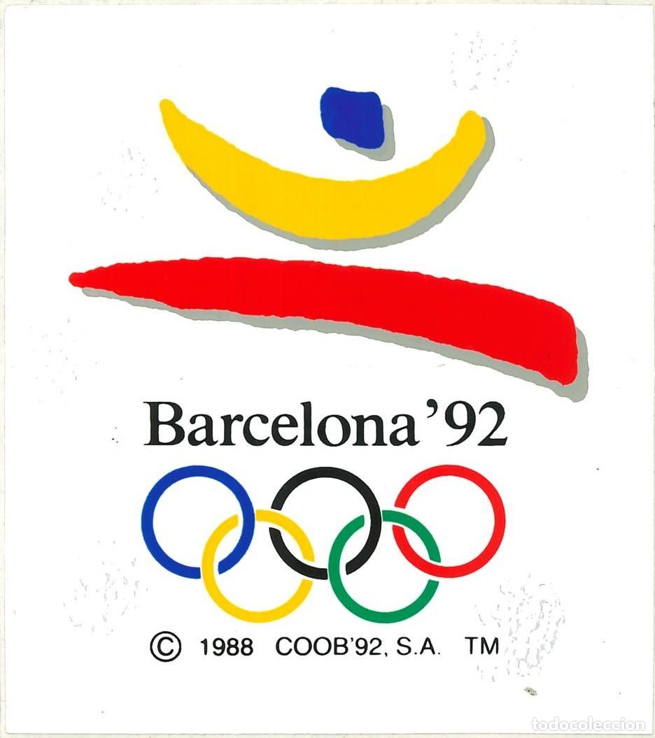 Pegatinas de colecci&oacute;n: PEGATINA - ADHESIVO - OLIMPIADAS BARCELONA 92 - 1992 - 1988 COOB'92
