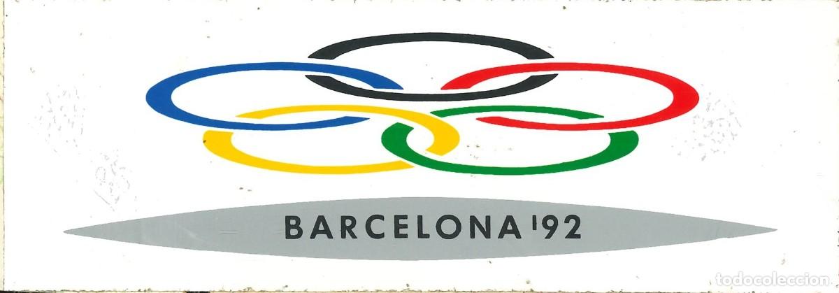 Pegatinas de colecci&oacute;n: PEGATINA - ADHESIVO - OLIMPIADAS BARCELONA 92 - 1992