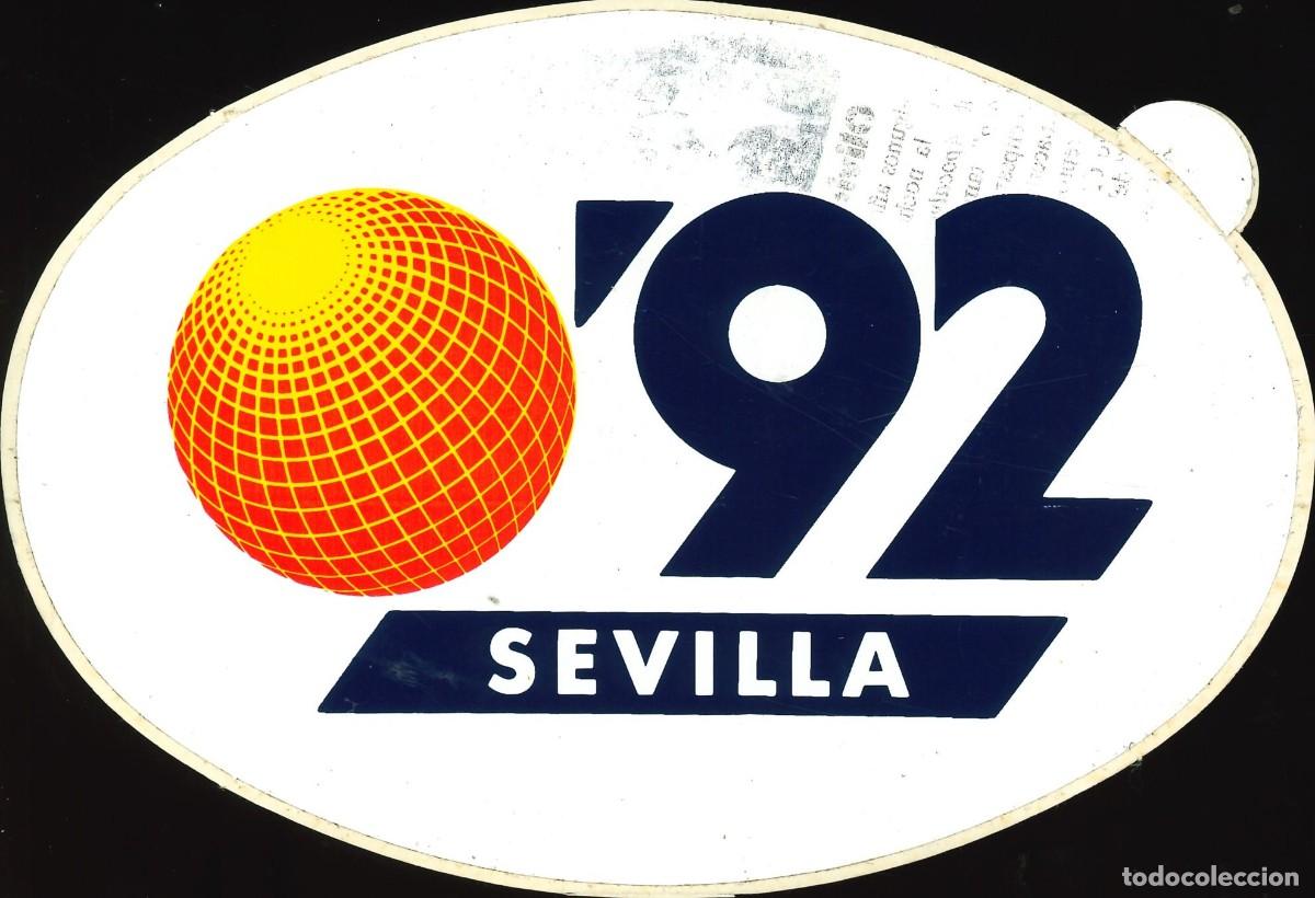 Pegatinas de colecci&oacute;n: PEGATINA - ADHESIVO - EXPO 92 SEVILLA - 1992