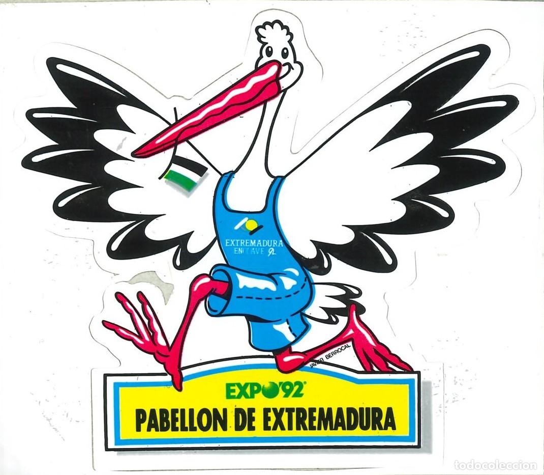 Pegatinas de colecci&oacute;n: PEGATINA - ADHESIVO - EXPO 92 SEVILLA - 1992 - PABELLON DE EXTREMADURA