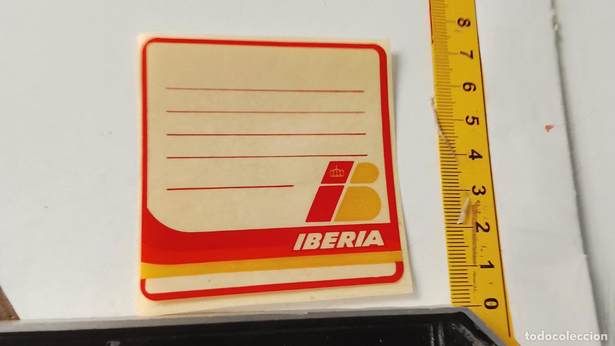 Pegatinas de colecci&oacute;n: PEGATINA ANTIGUA IBERIA LINEA AEREAS , AVIONES . AVION .