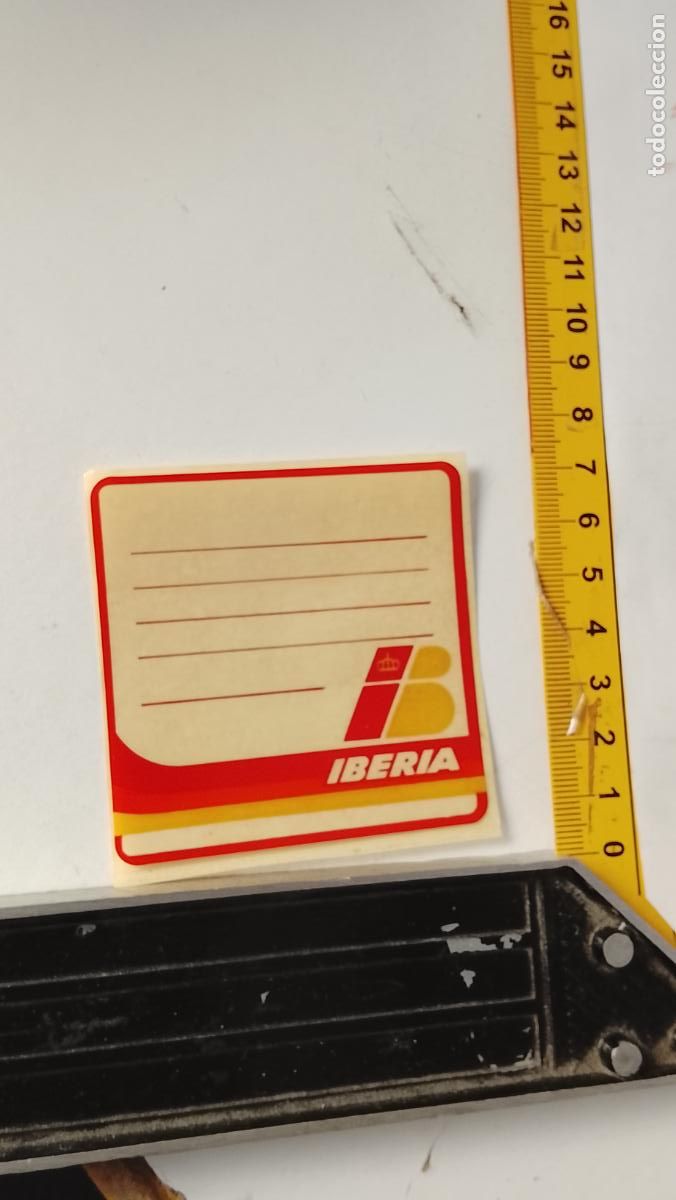 Pegatinas de colecci&oacute;n: PEGATINA ANTIGUA IBERIA LINEA AEREAS , AVIONES . AVION .