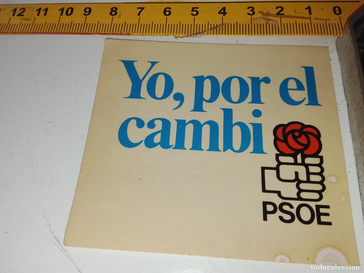 Pegatinas de colecci&oacute;n: PEGATINA ANTIGUA POLITICA ELECCIONES SINDICATOS PARTIDOS POLITICOS