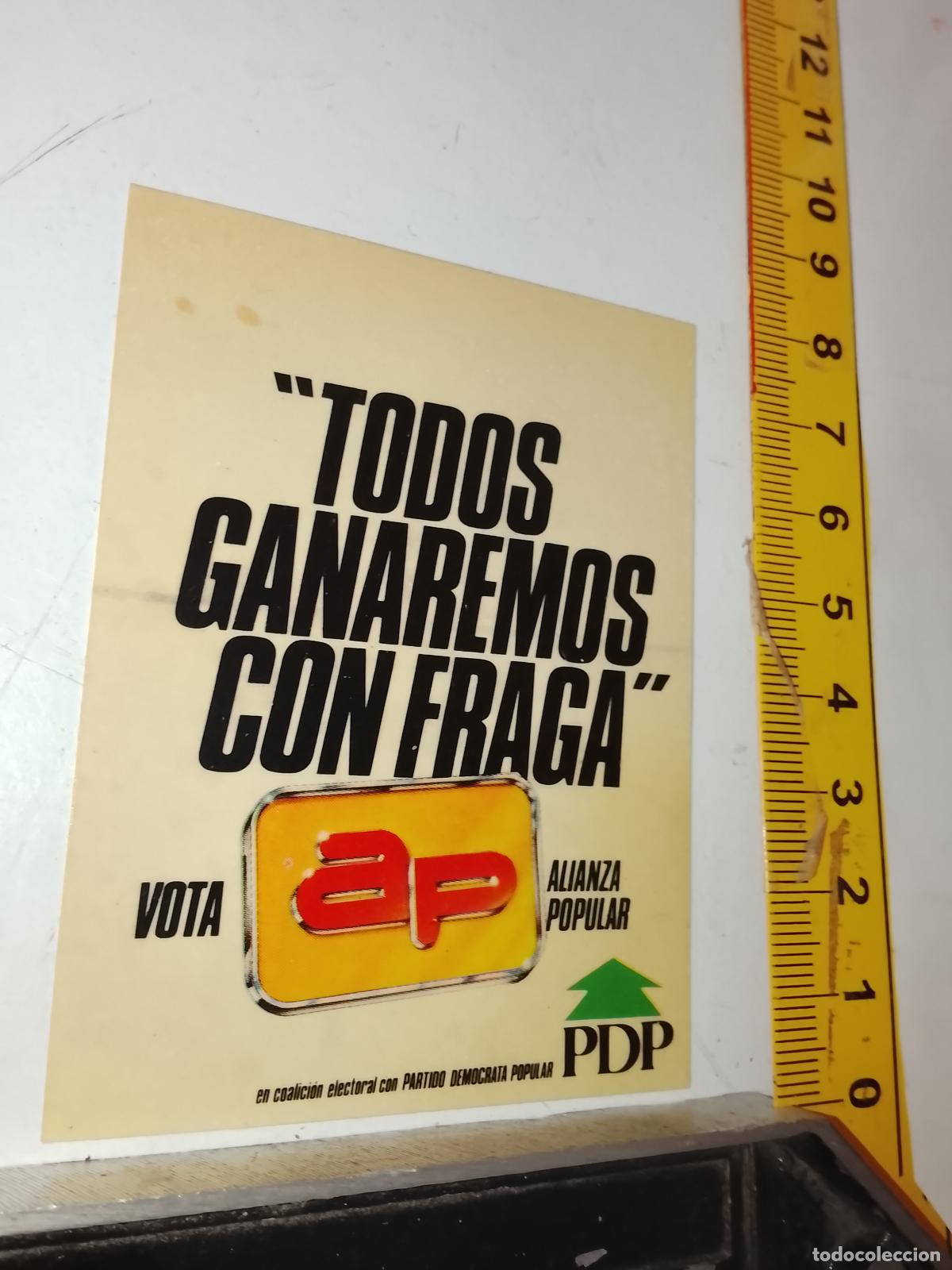 Pegatinas de colecci&oacute;n: PEGATINA ANTIGUA POLITICA ELECCIONES SINDICATOS PARTIDOS POLITICOS