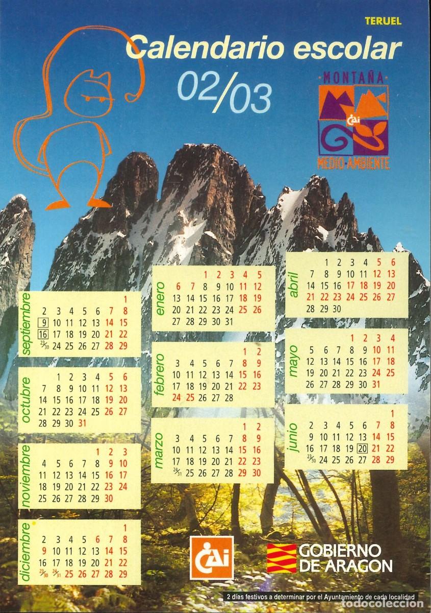 Pegatinas de colecci&oacute;n: PEGATINA - ADHESIVO - CALENDARIO - 2002-2003 - ESCOLAR - CAI