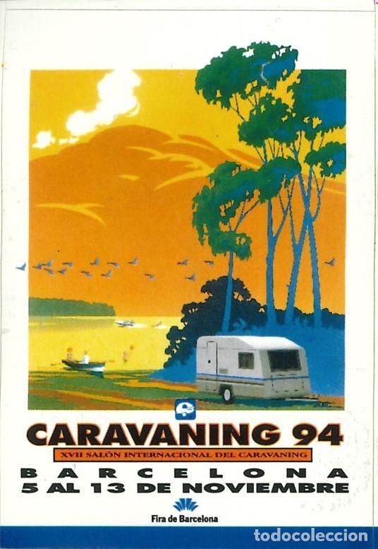 Pegatinas de colecci&oacute;n: PEGATINA - ADHESIVO - FERIA - FERIA DE BARCELONA - CARAVANING 94 - 1994 - 5 AL 13 NOVIEMBRE