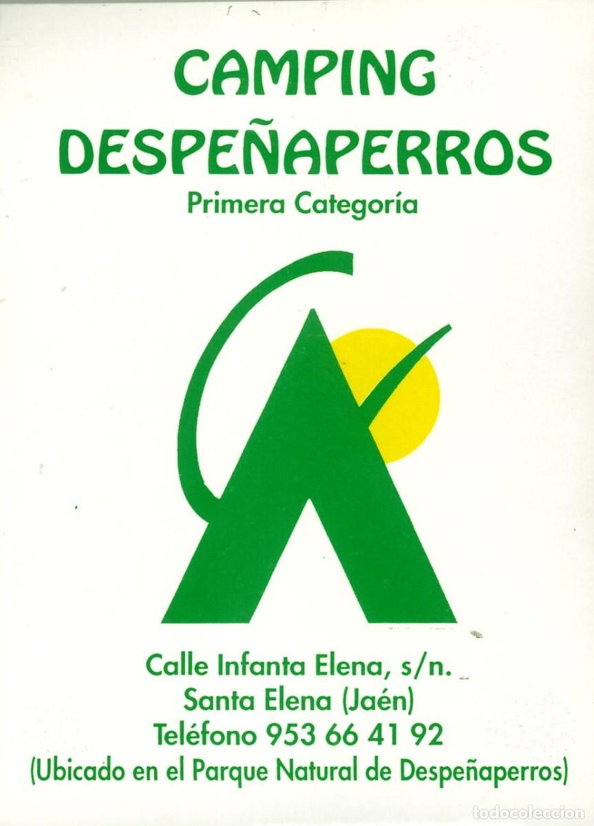 Pegatinas de colecci&oacute;n: PEGATINA - ADHESIVO - CAMPING - ANDALUCIA - DESPE&Ntilde;APERROS - 1&ordf; CATEGORIA - SANTA ELENA (JAEN)
