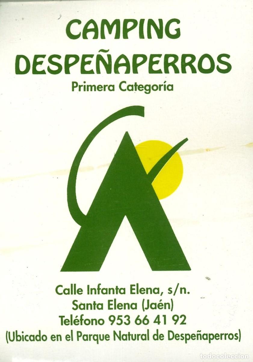 Pegatinas de colecci&oacute;n: PEGATINA - ADHESIVO - CAMPING - ANDALUCIA - DESPE&Ntilde;APERROS - 1&ordf; CATEGORIA - SANTA ELENA (JAEN)