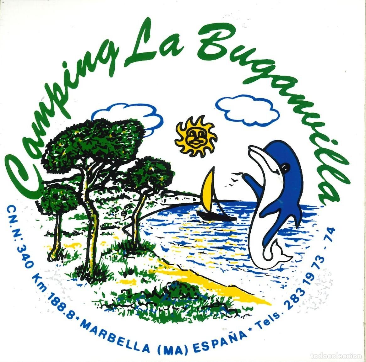 Pegatinas de colecci&oacute;n: PEGATINA - ADHESIVO - CAMPING - ANDALUCIA - LA BUGANVILLA - MARBELLA (MALAGA)