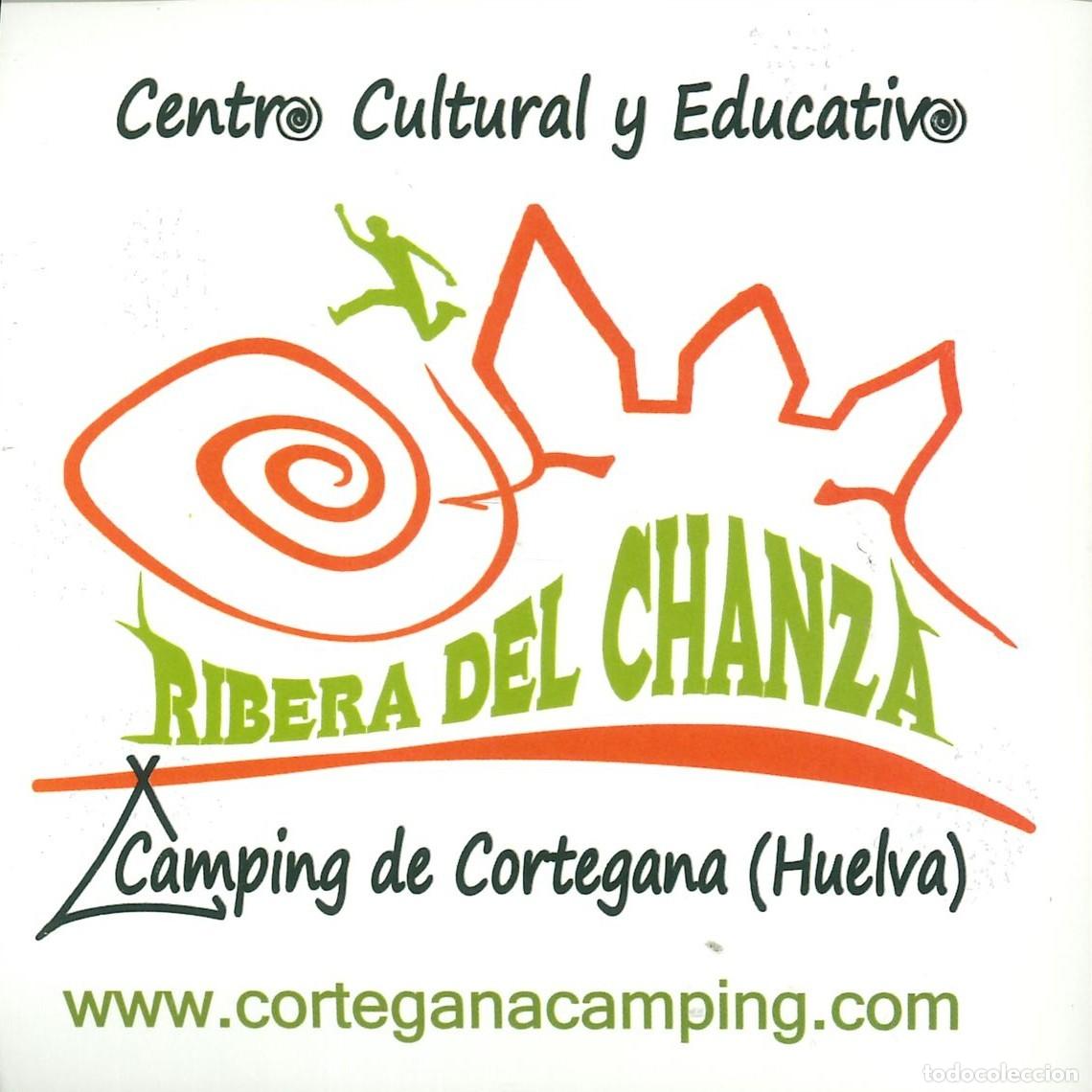 Pegatinas de colecci&oacute;n: PEGATINA - ADHESIVO - CAMPING - ANDALUCIA - RIBERA DEL CHANZA - CORTEGANA (HUELVA)