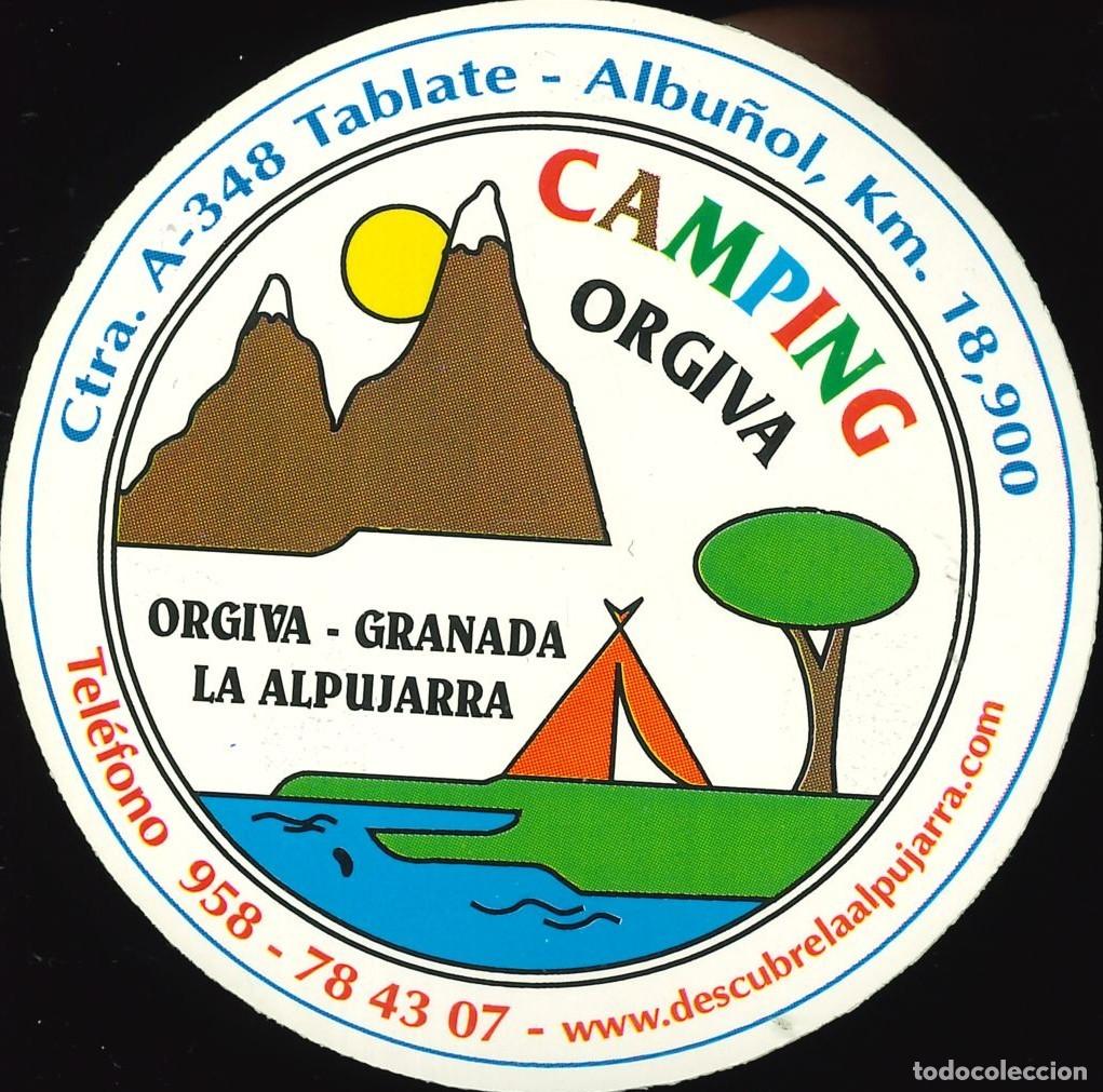 Pegatinas de colecci&oacute;n: PEGATINA - ADHESIVO - CAMPING - ANDALUCIA - ORGIVA (GRANADA)