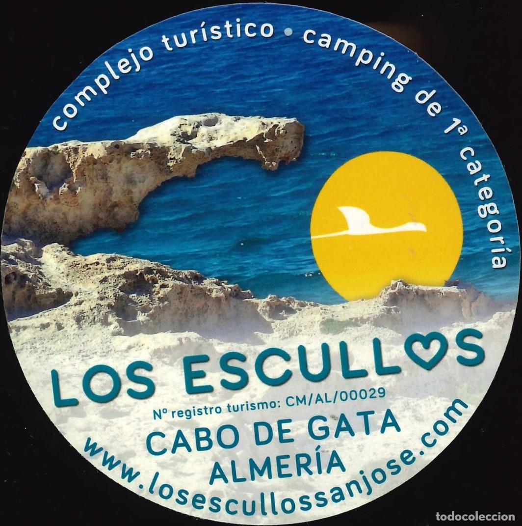 Pegatinas de colecci&oacute;n: PEGATINA - ADHESIVO - CAMPING - ANDALUCIA - LOS ESCULLOS - SAN JOSE (ALMERIA)