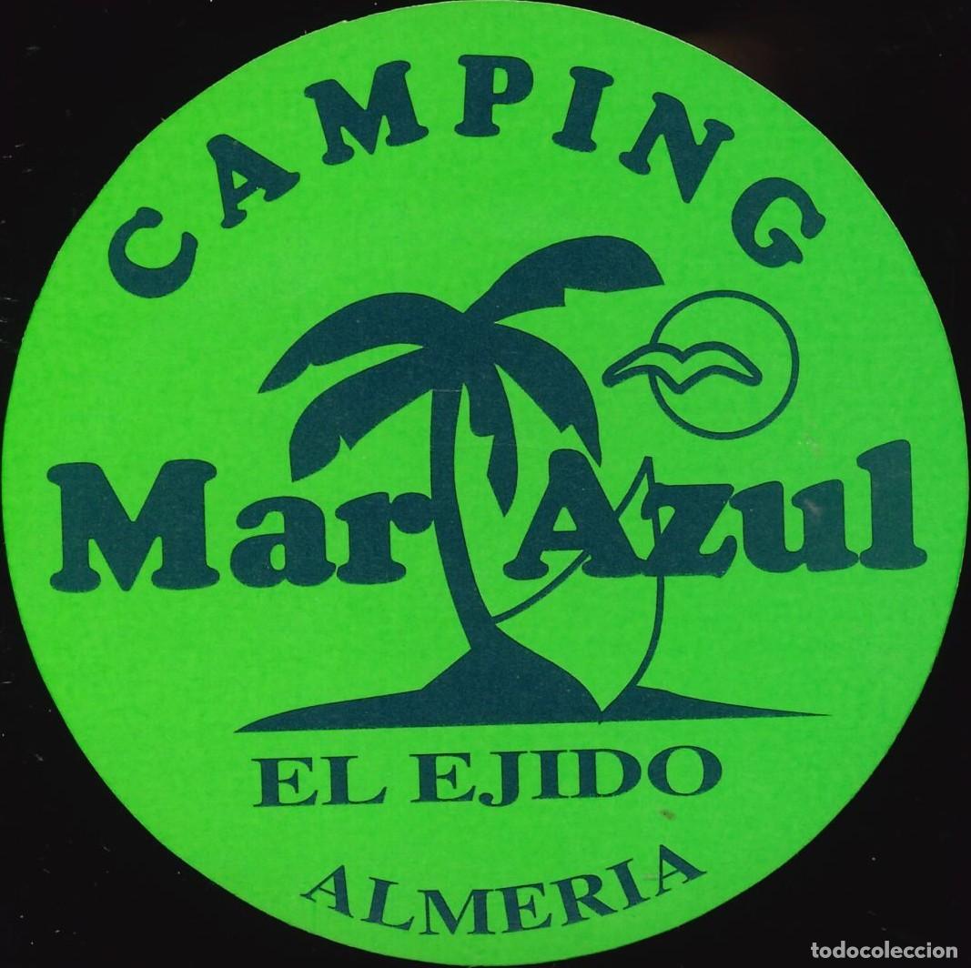 Pegatinas de colecci&oacute;n: PEGATINA - ADHESIVO - CAMPING - ANDALUCIA - MAR AZUL - EL EJIDO (ALMERIA)
