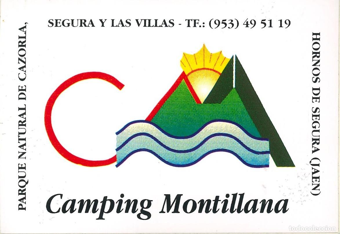Pegatinas de colecci&oacute;n: PEGATINA - ADHESIVO - CAMPING - ANDALUCIA - MONTILLANA - HORNOS DE SEGURA (JAEN)