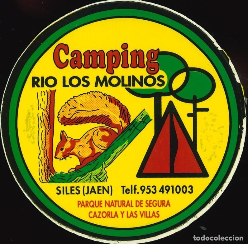 Pegatinas de colecci&oacute;n: PEGATINA - ADHESIVO - CAMPING - ANDALUCIA - RIO LOS MOLINOS - SILES (JAEN)
