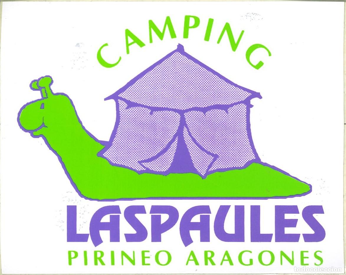 Pegatinas de colecci&oacute;n: PEGATINA - ADHESIVO - CAMPING - ARAGON - LASPAULES (HUESCA)