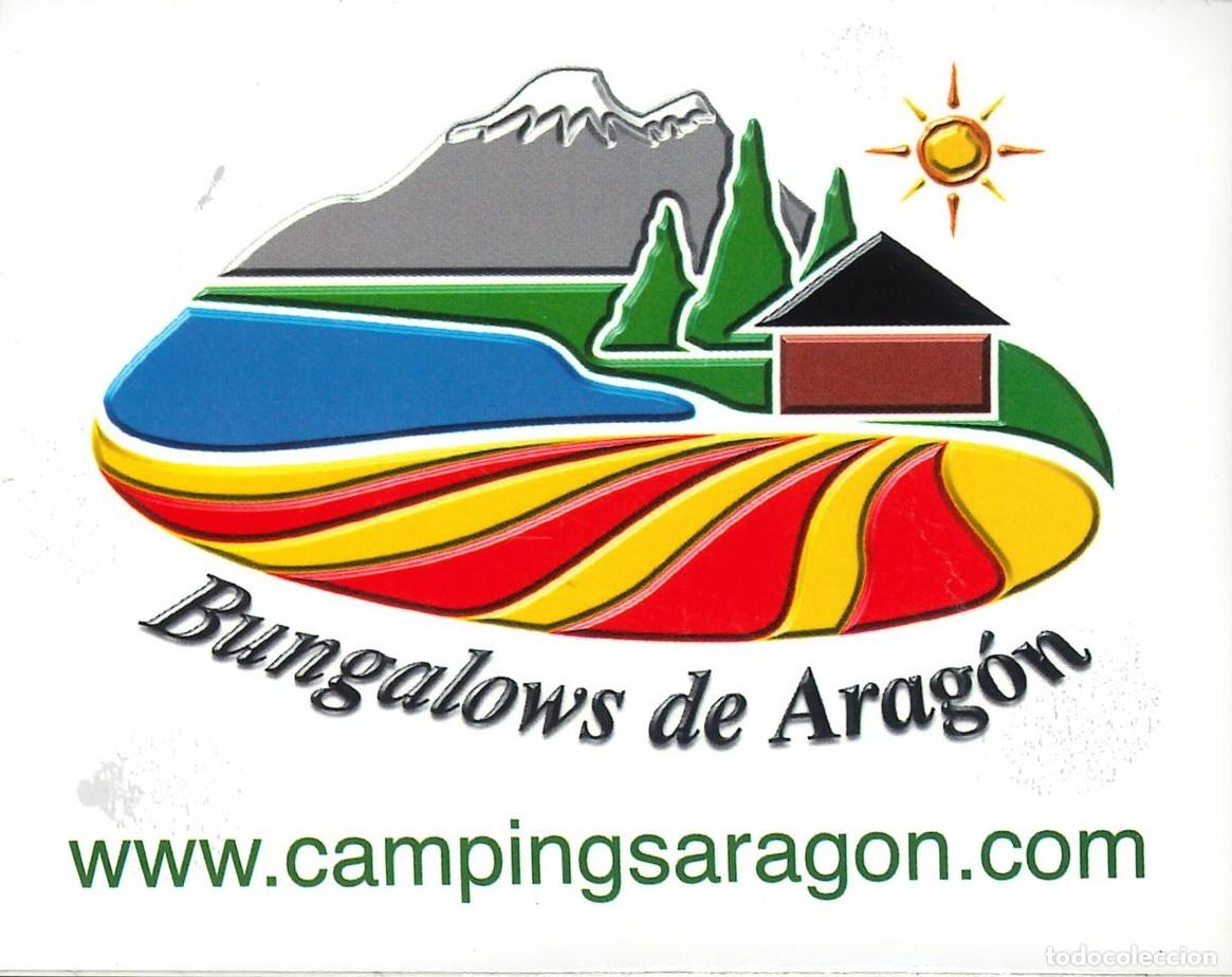 Pegatinas de colecci&oacute;n: PEGATINA - ADHESIVO - CAMPING - ARAGON - BUNGALOWS DE ARAGON