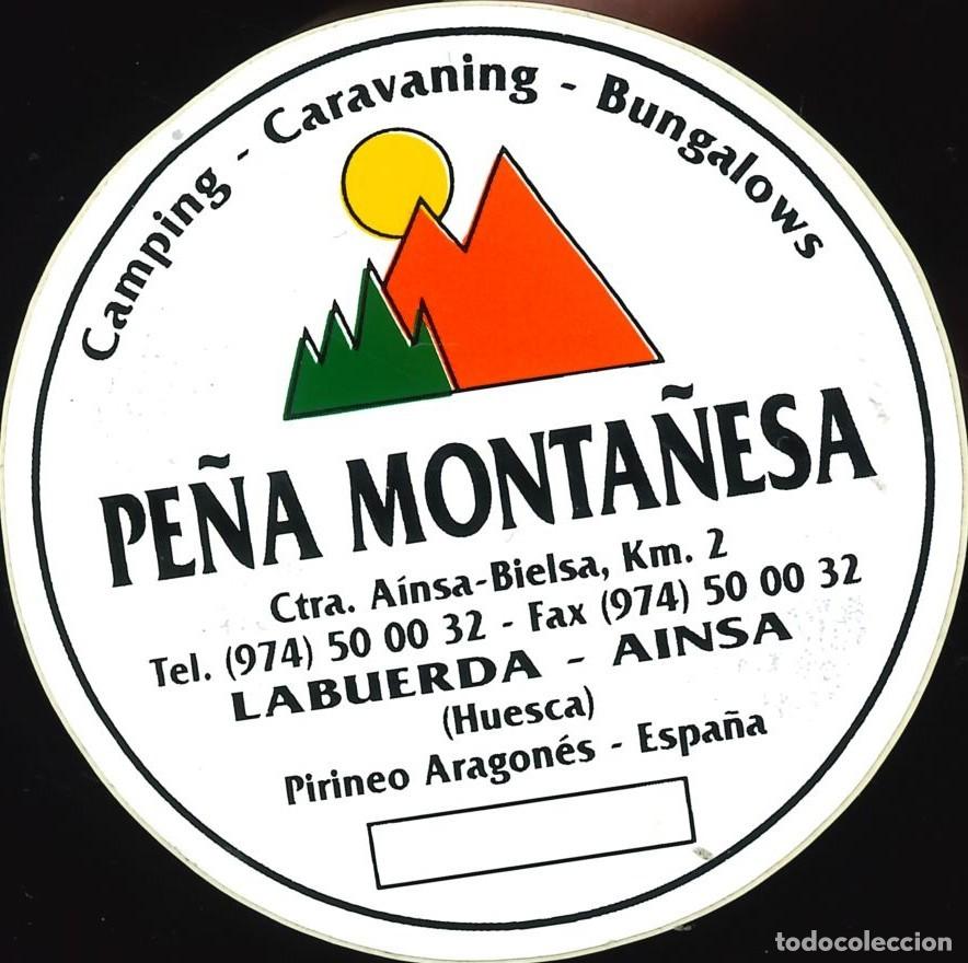 Pegatinas de colecci&oacute;n: PEGATINA - ADHESIVO - CAMPING - ARAGON - PE&Ntilde;A MONTA&Ntilde;ESA - LABUERDA - AINSA (HUESCA)