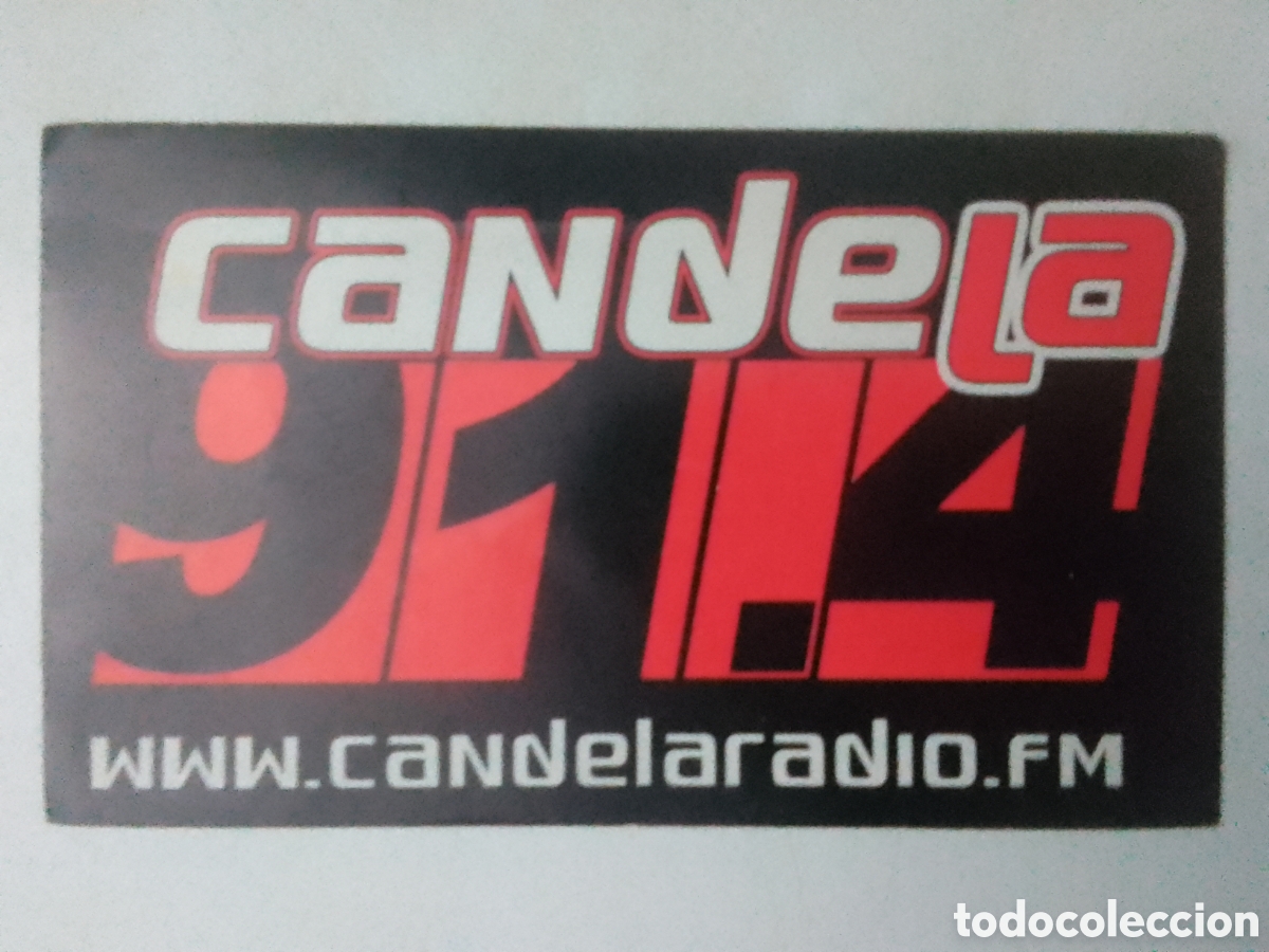 Pegatinas de colecci&oacute;n: Pegatina candela radio.