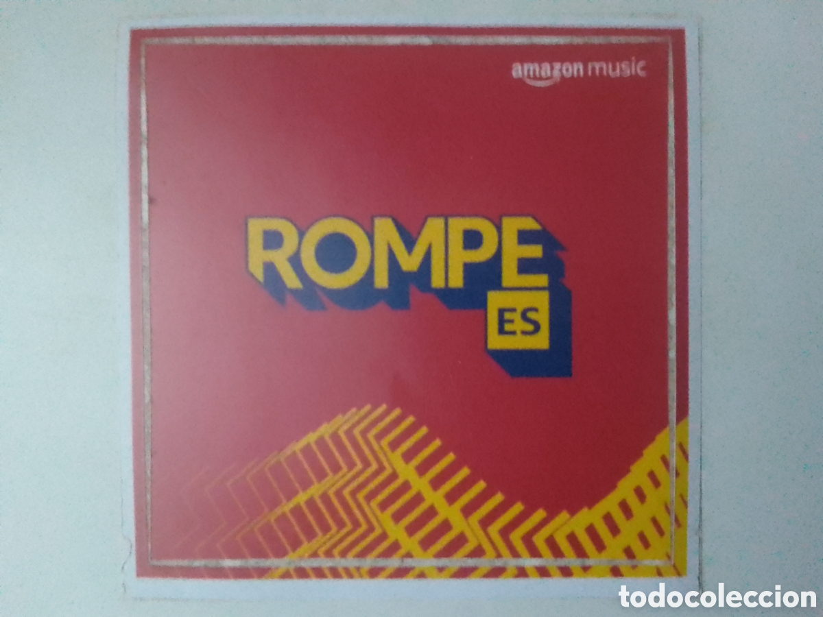 Pegatinas de colecci&oacute;n: Pegatina amazon ROMPE.