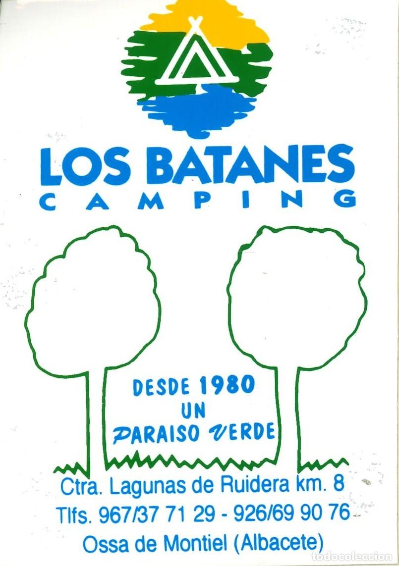 Pegatinas de colecci&oacute;n: PEGATINA - ADHESIVO - CAMPING - CASTILLA LA MANCHA - LOS BATANES - OSSA DE MONTIEL (ALBACETE)
