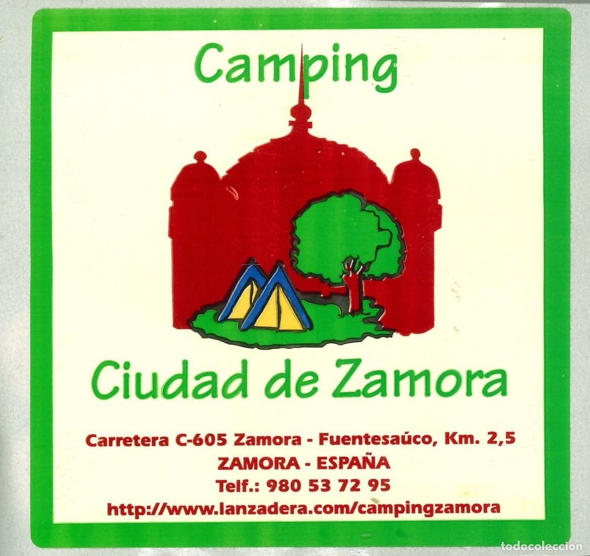 Pegatinas de colecci&oacute;n: PEGATINA - ADHESIVO - CAMPING - CASTILLA Y LEON - CIUDAD DE ZAMORA (ZAMORA)