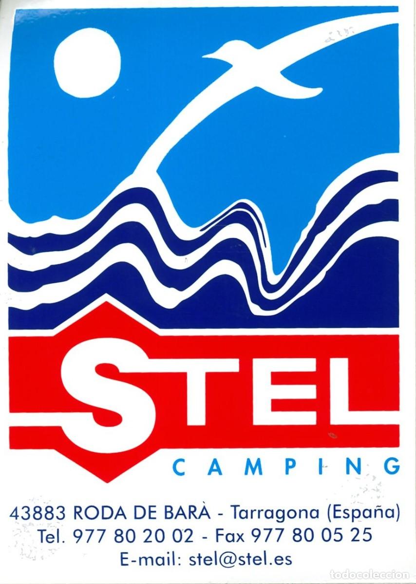 Pegatinas de colecci&oacute;n: PEGATINA - ADHESIVO - CAMPING - CATALU&Ntilde;A - STEL - RODA DE BARA (TARRAGONA)