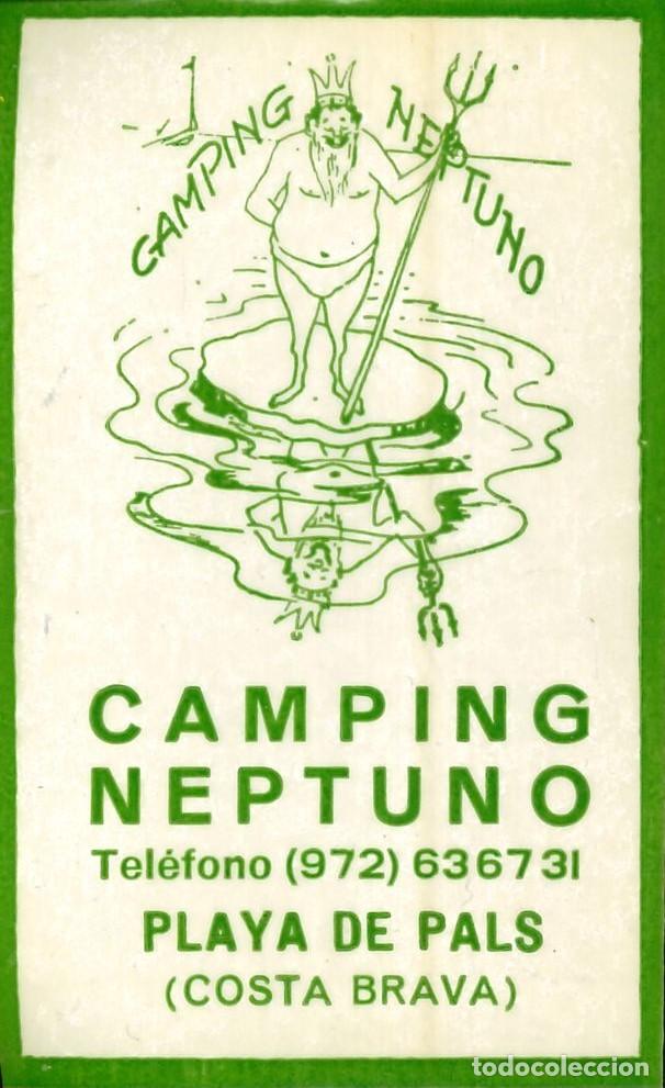 Pegatinas de colecci&oacute;n: PEGATINA - ADHESIVO - CAMPING - CATALU&Ntilde;A - NEPTUNO - PALS (GIRONA)