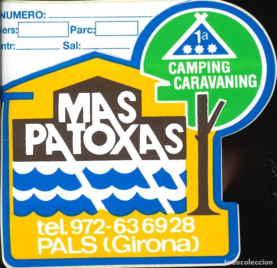 Pegatinas de colecci&oacute;n: PEGATINA - ADHESIVO - CAMPING - CATALU&Ntilde;A - MAS PATOXAS - PALS (GIRONA)
