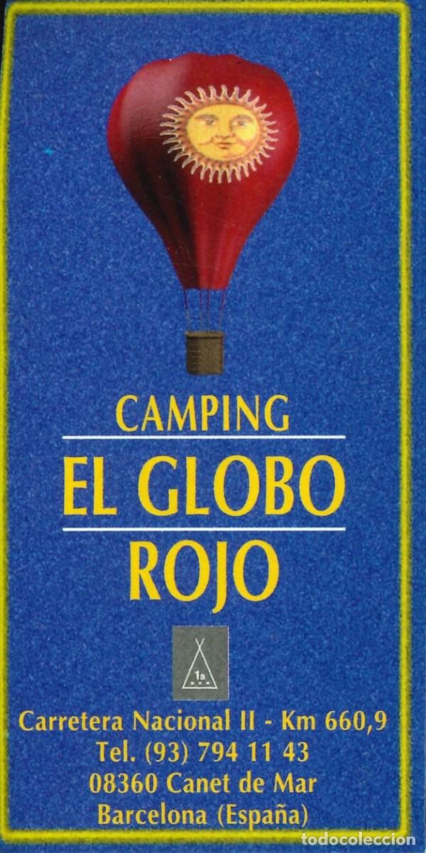 Pegatinas de colecci&oacute;n: PEGATINA - ADHESIVO - CAMPING - CATALU&Ntilde;A - EL GLOBO ROJO - CANET DE MAR (BARCELONA)