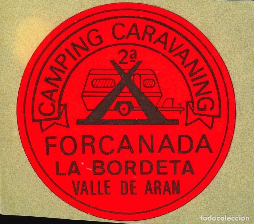 Pegatinas de colecci&oacute;n: PEGATINA - ADHESIVO - CAMPING - CATALU&Ntilde;A - FORCANADA - LABORDETA (LLEIDA)