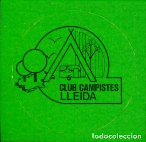 Pegatinas de colecci&oacute;n: PEGATINA - ADHESIVO - CAMPING - CATALU&Ntilde;A - CLUB CAMPISTES LLEIDA