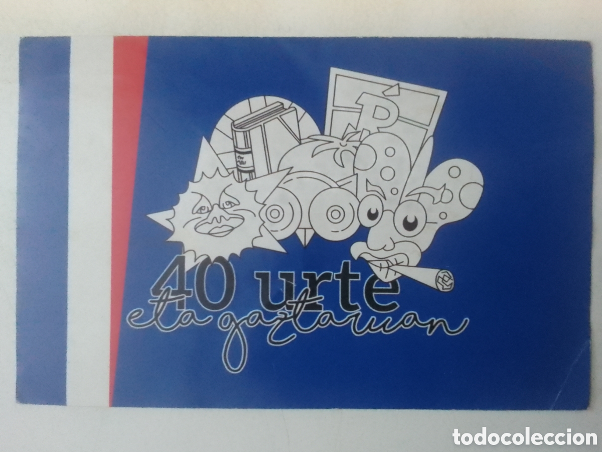 Pegatinas de colecci&oacute;n: Pegatina 40 urte eta gaztaruan.