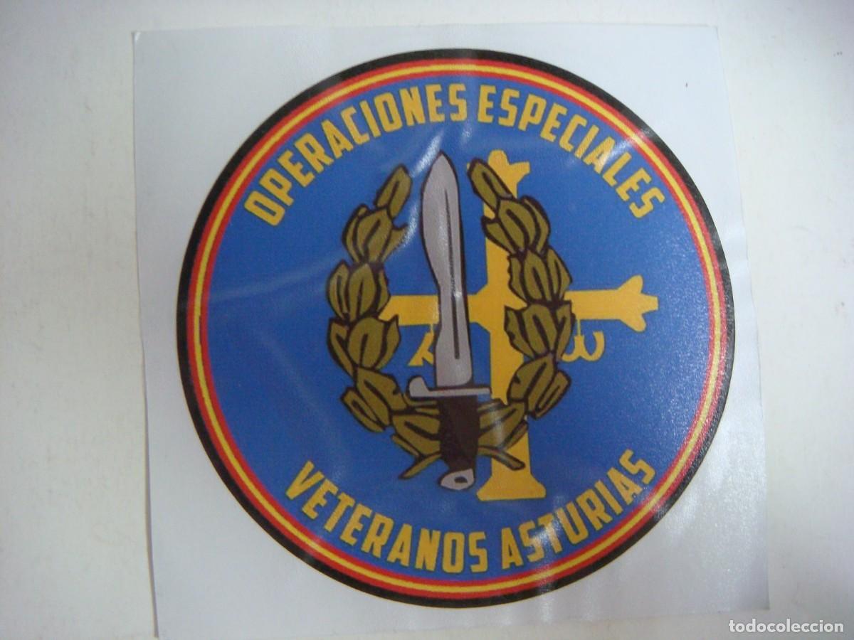 Pegatinas de colecci&oacute;n: PEGATINA DE OPERACIONES ESPECIALES VETERANOS ASTURIANOS DE LA COES-(&)