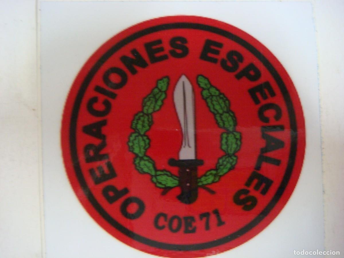 Pegatinas de colecci&oacute;n: PEGATINA DE OPERACIONES ESPECIALES COE 71-(&)