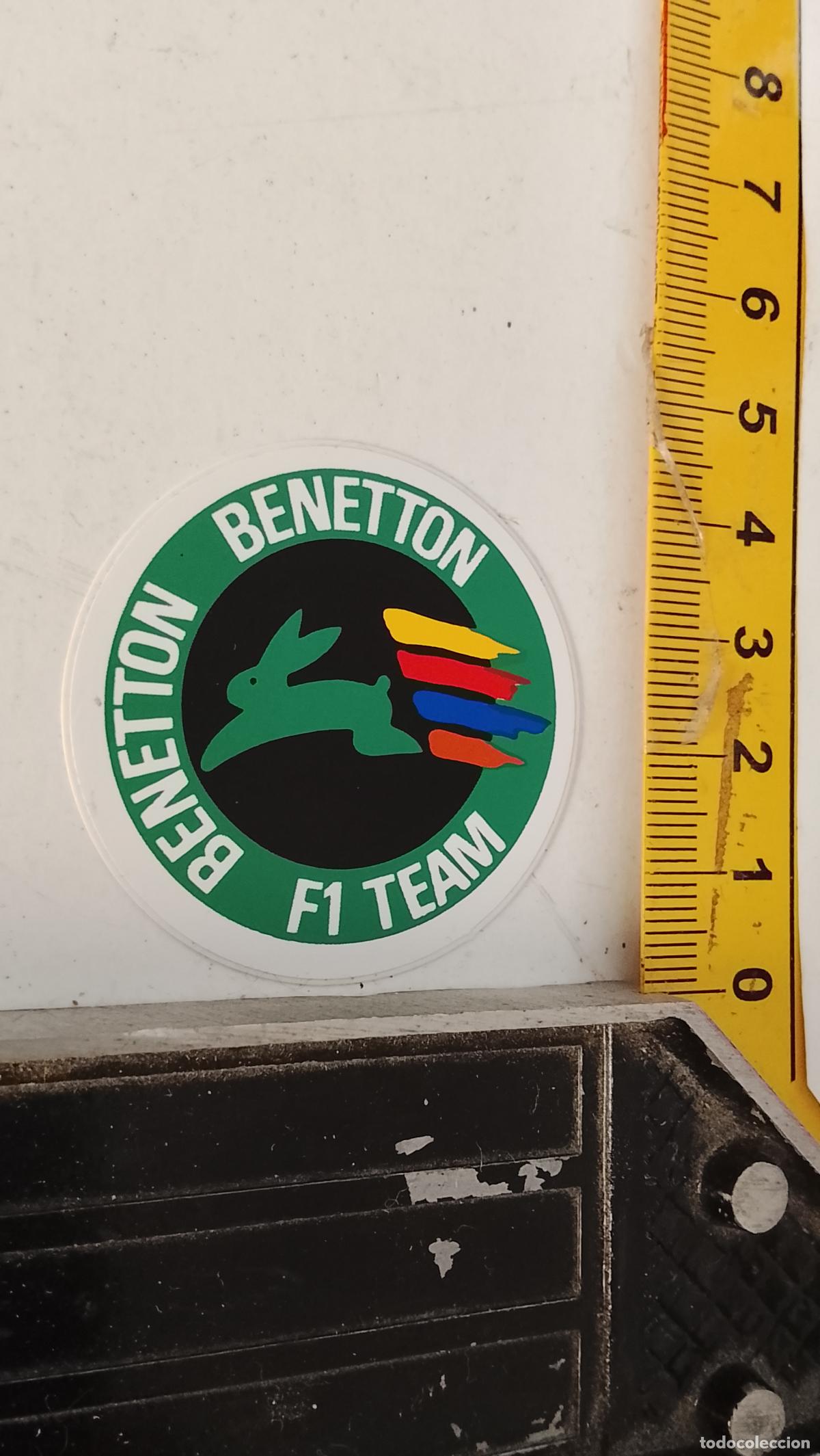 Pegatinas de colecci&oacute;n: PEGATINA ANTIGUA F1 FORMULA 1 BENETTON TEAM