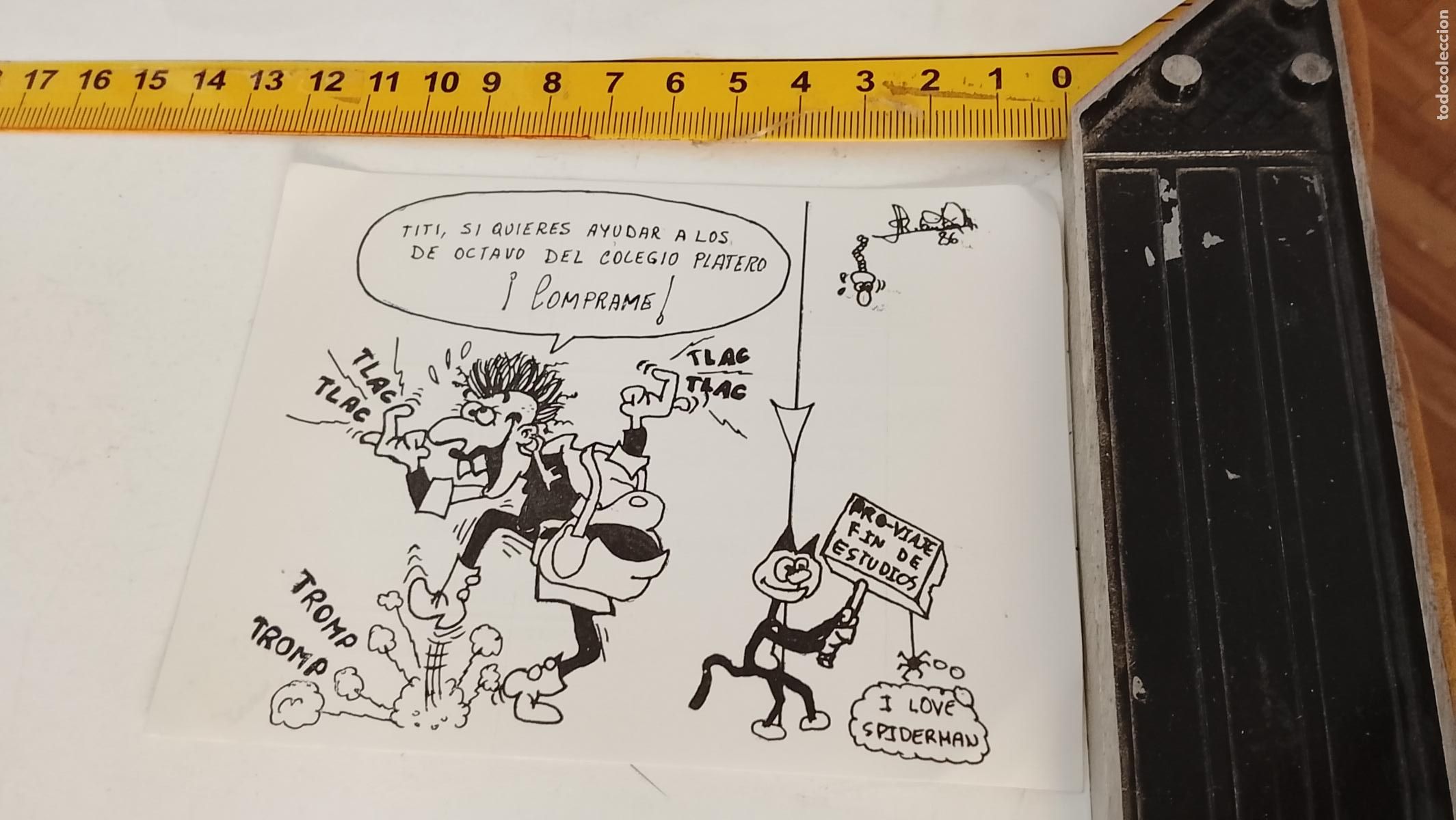 Pegatinas de colecci&oacute;n: PEGATINA ANTIGUA FIN DE CURSO 1986