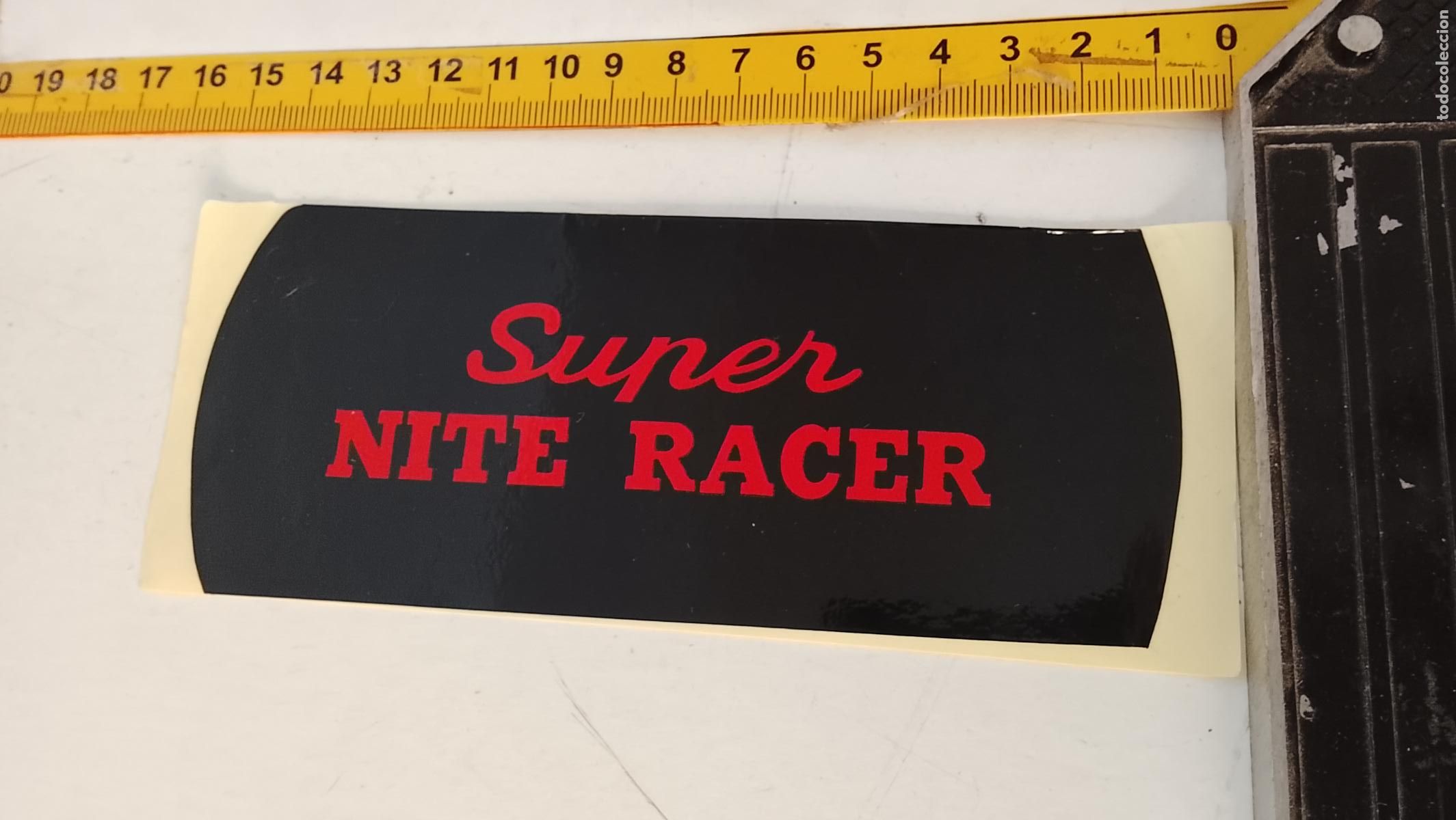 Adesivi di collezione: PEGATINA ANTIGUA SUPER NITE RACER