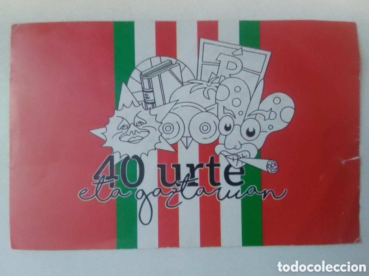 Pegatinas de colecci&oacute;n: Pegatina 40 urte eta gaztaruan.