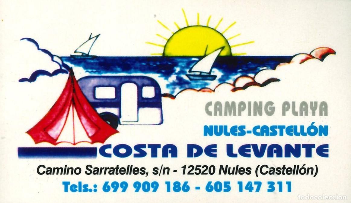 Pegatinas de colecci&oacute;n: PEGATINA - ADHESIVO - CAMPING - COMUNIDAD VALENCIANA - COSTA DE LEVANTE - NULES (CASTELLON)