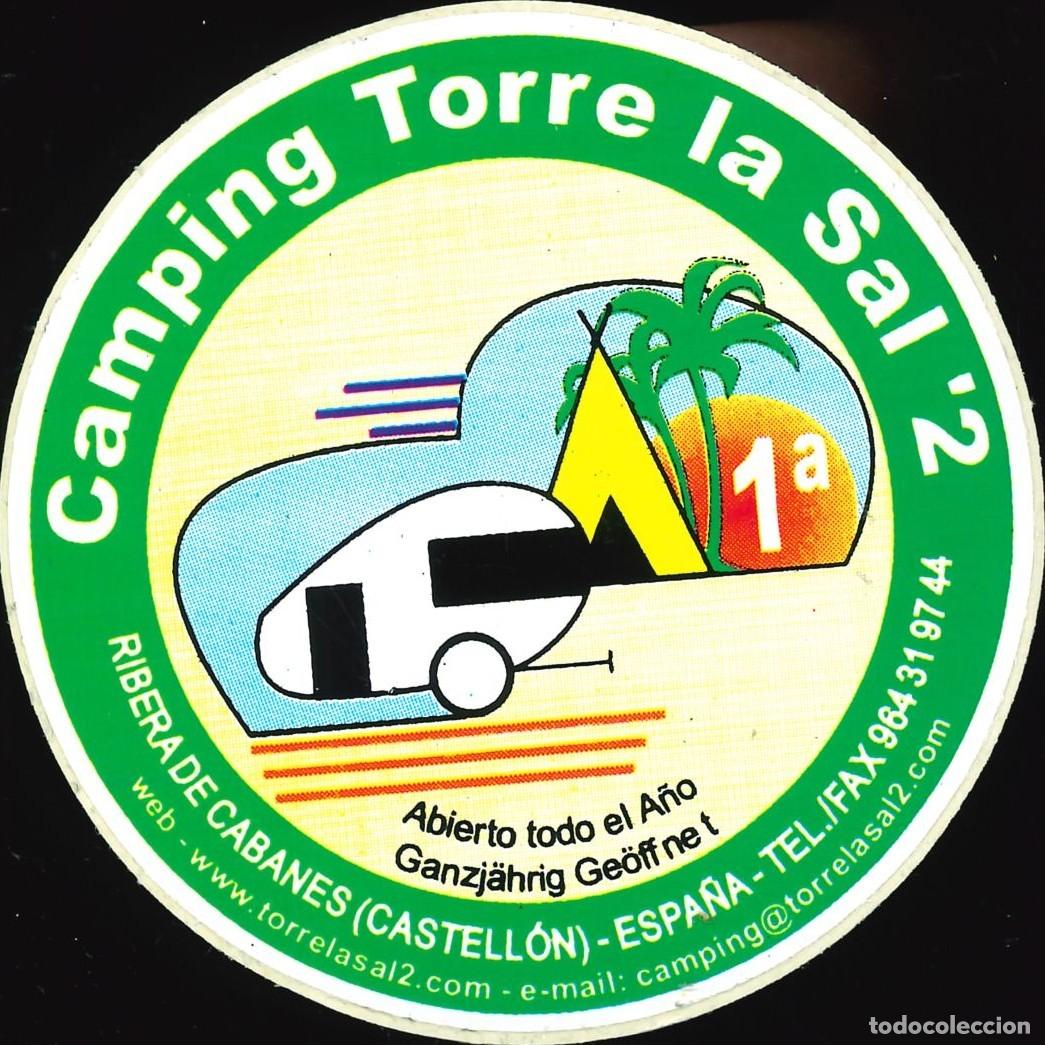 Pegatinas de colecci&oacute;n: PEGATINA - ADHESIVO - CAMPING - COMUNIDAD VALENCIANA - TORRE LA SAL'2 - RIBERA DE CABANES- CASTELLON