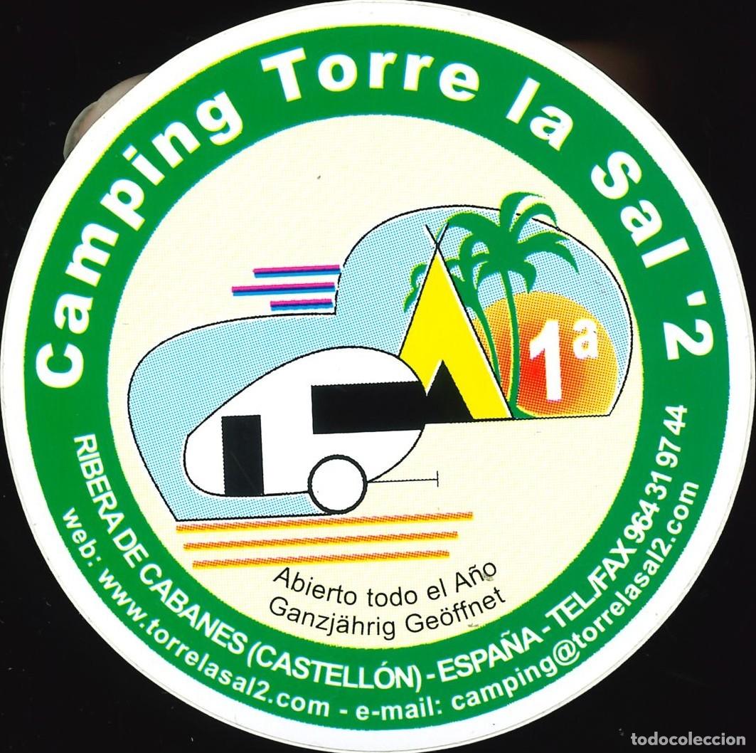 Pegatinas de colecci&oacute;n: PEGATINA - ADHESIVO - CAMPING - COMUNIDAD VALENCIANA - TORRE LA SAL'2 - RIBERA DE CABANES- CASTELLON