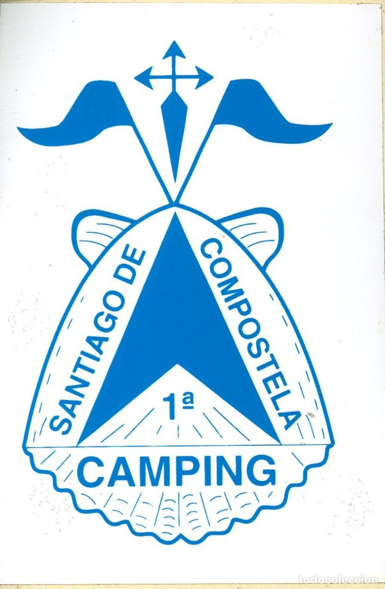 Pegatinas de colecci&oacute;n: PEGATINA - ADHESIVO - CAMPING - GALICIA - SANTIAGO DE COMPOSTELA