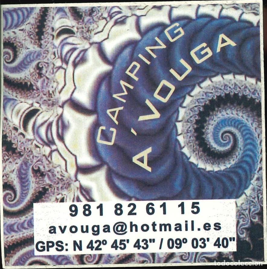 Pegatinas de colecci&oacute;n: PEGATINA - ADHESIVO - CAMPING - GALICIA - AVOUGA - LOURO (CORU&Ntilde;A)