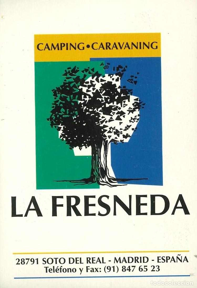 Pegatinas de colecci&oacute;n: PEGATINA - ADHESIVO - CAMPING - COMUNIDAD MADRID - LA FRESNEDA - SOTO DEL REAL (MADRID)