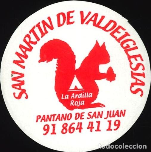 Pegatinas de colecci&oacute;n: PEGATINA - ADHESIVO - CAMPING - COMUNIDAD MADRID - LA ARDILLA ROJA - SAN MARTIN VALDEIGLESIAS