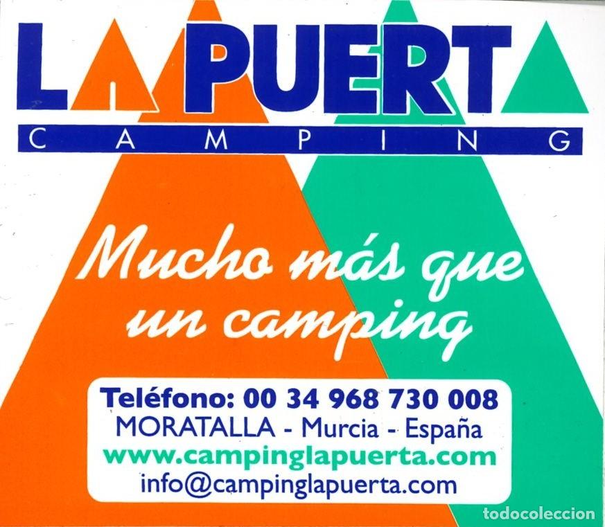 Pegatinas de colecci&oacute;n: PEGATINA - ADHESIVO - CAMPING - REGION MURCIA - LA PUERTA - MORATALLA (MURCIA)